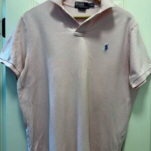 Polo by Ralph Lauren Men's Pink Polo Shirt